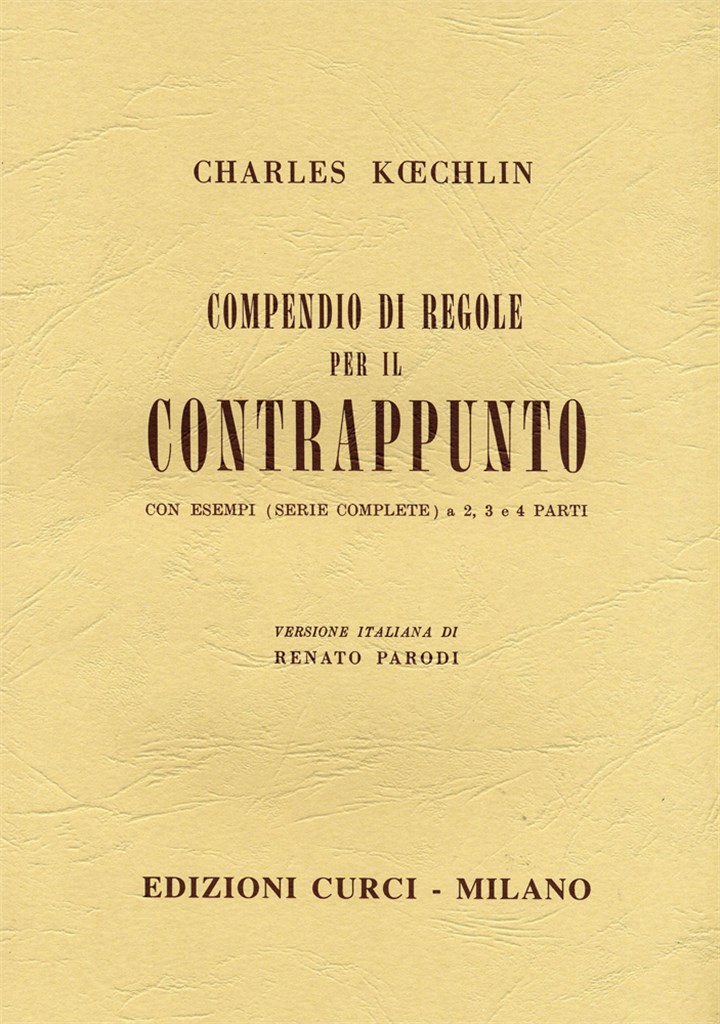 Compendio Di Regole Per Il Contrappunto